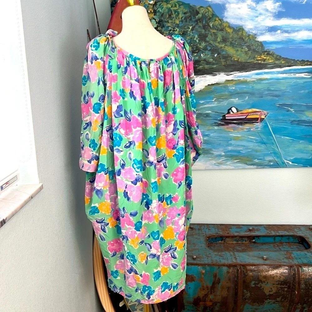 VTG Guy Laroache,Paris,Rare Design,Silk Dress,Resort,Collectible,Size 44/US 12